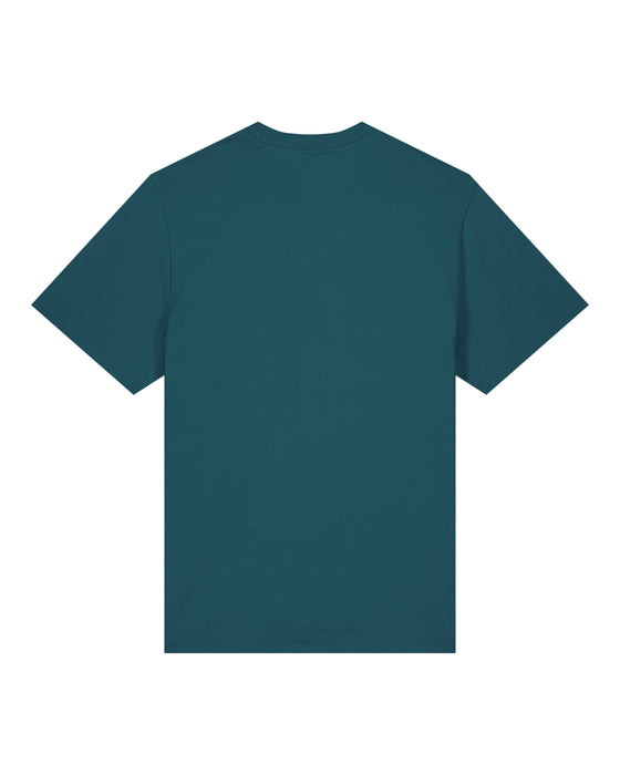 Womens Organic Cotton Relaxed-Fit T-Shirt in Ocean Blue