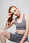 Sports Bra - Pearl Grey Sōma Sportswear