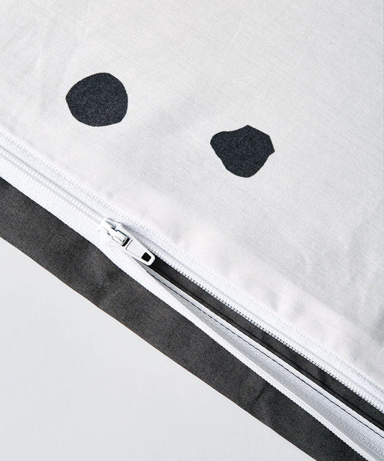 Spotty Charcoal Tencel Cotton Duvet Cover Undercover Living