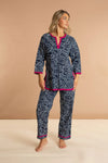 Starry Night Women's Cotton Printed Pyjamas inara