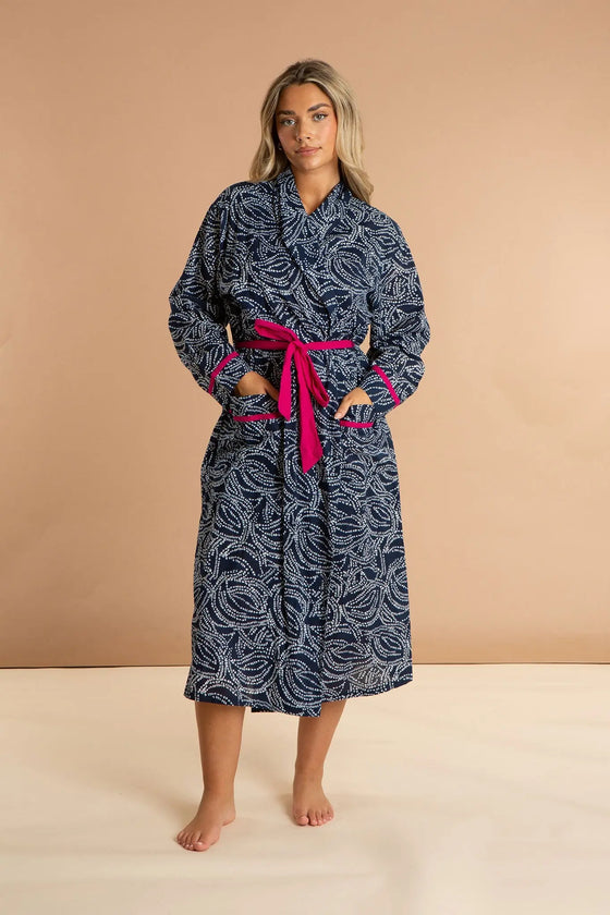 Starry Night Women's Cotton Robe inara