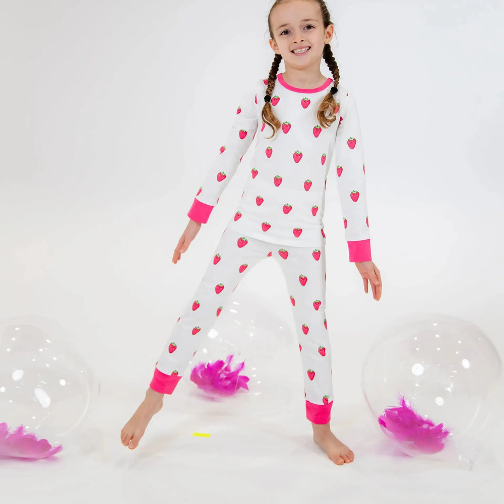 Strawberry Kids PJ Trouser Set Kate & The Fox