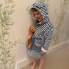 Stripe Kids Organic Robes Pure Earth Collection