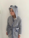 Stripe Kids Organic Robes Pure Earth Collection