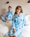 Blue Peacock / Stripe Nightshirt Lulu and Nat