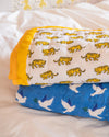 Tiger / Stripe Reversible Baby & Toddler Quilt Lulu and Nat