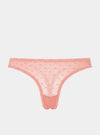 Sugi Recycled-Lace High-Leg Thong - Canyon Peach Peachaus