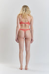 Sugi Recycled-Lace High-Leg Thong - Canyon Peach Peachaus