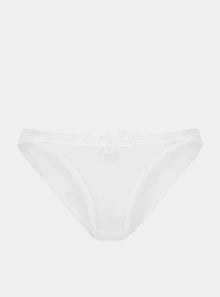  Sugi Recycled-Lace High-Leg Thong - Glacier White Peachaus