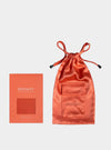 Summer Coral Silk Carry Pouch