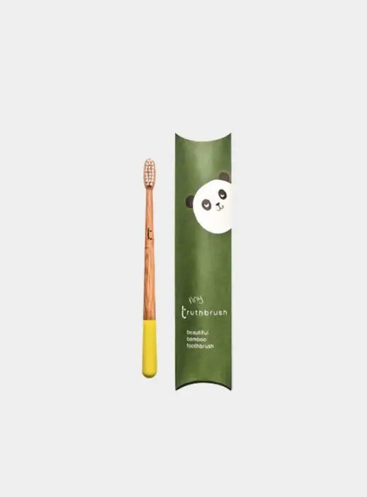 Sunshine Yellow - Truthbrush Tiny Bamboo Toothbrush for Children Truthbrush