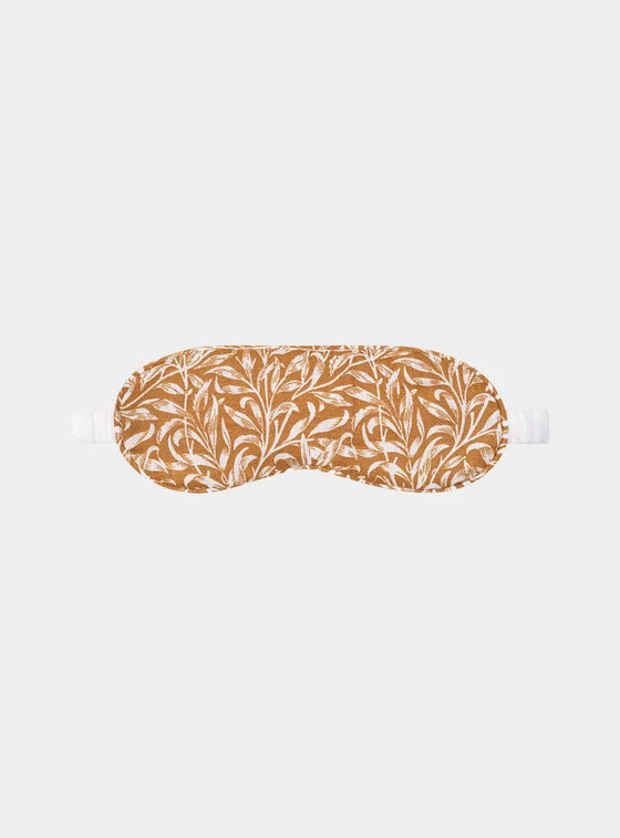 Sussex Rush Willow Boughs Linen Sleep Mask Piglet