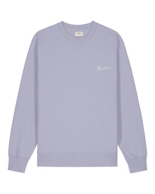  Womens Organic Cotton Relaxed-Fit Sweatshirt in Lavender