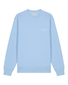  Womens Organic Cotton Relaxed-Fit Sweatshirt in Sky Blue