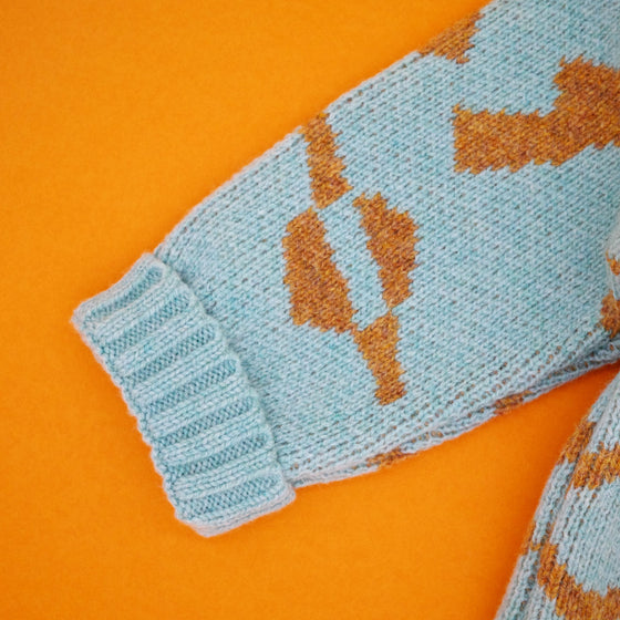 THE CUT and STICK JUMPER - MINT - 6-9 MONTHS