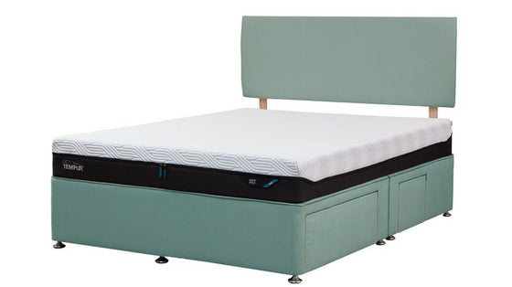 Tempur Buckingham Drawer Divan - 2 drawers - 2 drawers - Venice Jade