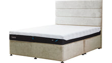  Tempur Buckingham Divan - No drawers - Venice Silver Tempur