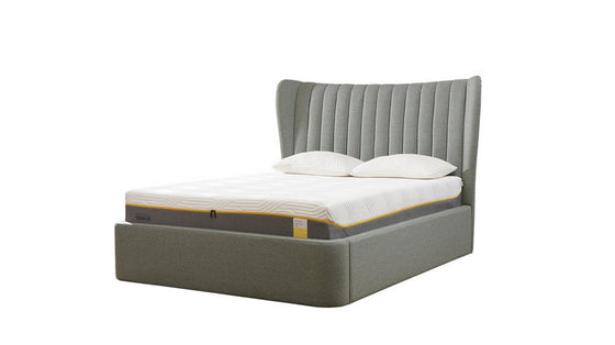 Tempur Horton Ottoman - Shetland Mercury Tempur