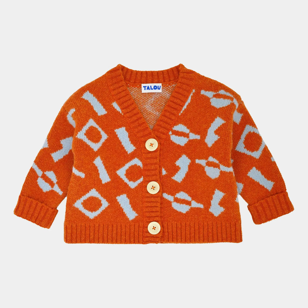 THE EXPLORER CARDIGAN - ORANGE Talou