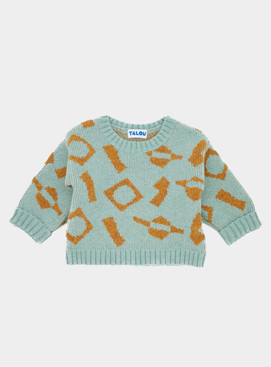 THE CUT and STICK JUMPER - MINT - 6-9 MONTHS