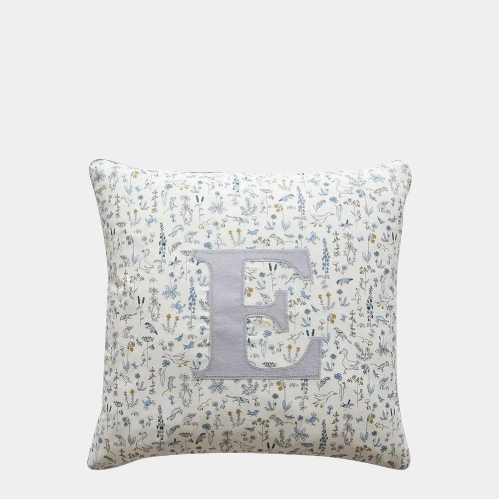 THEO BLUE Liberty Personalised Cushion Coco & Wolf