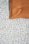 THEO GREEN & TURMERIC LINEN Liberty Reversible Heirloom Quilt Coco & Wolf