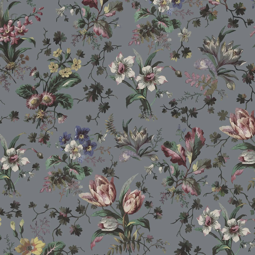 TULIPA Wallpaper - Pewter House of Hackney