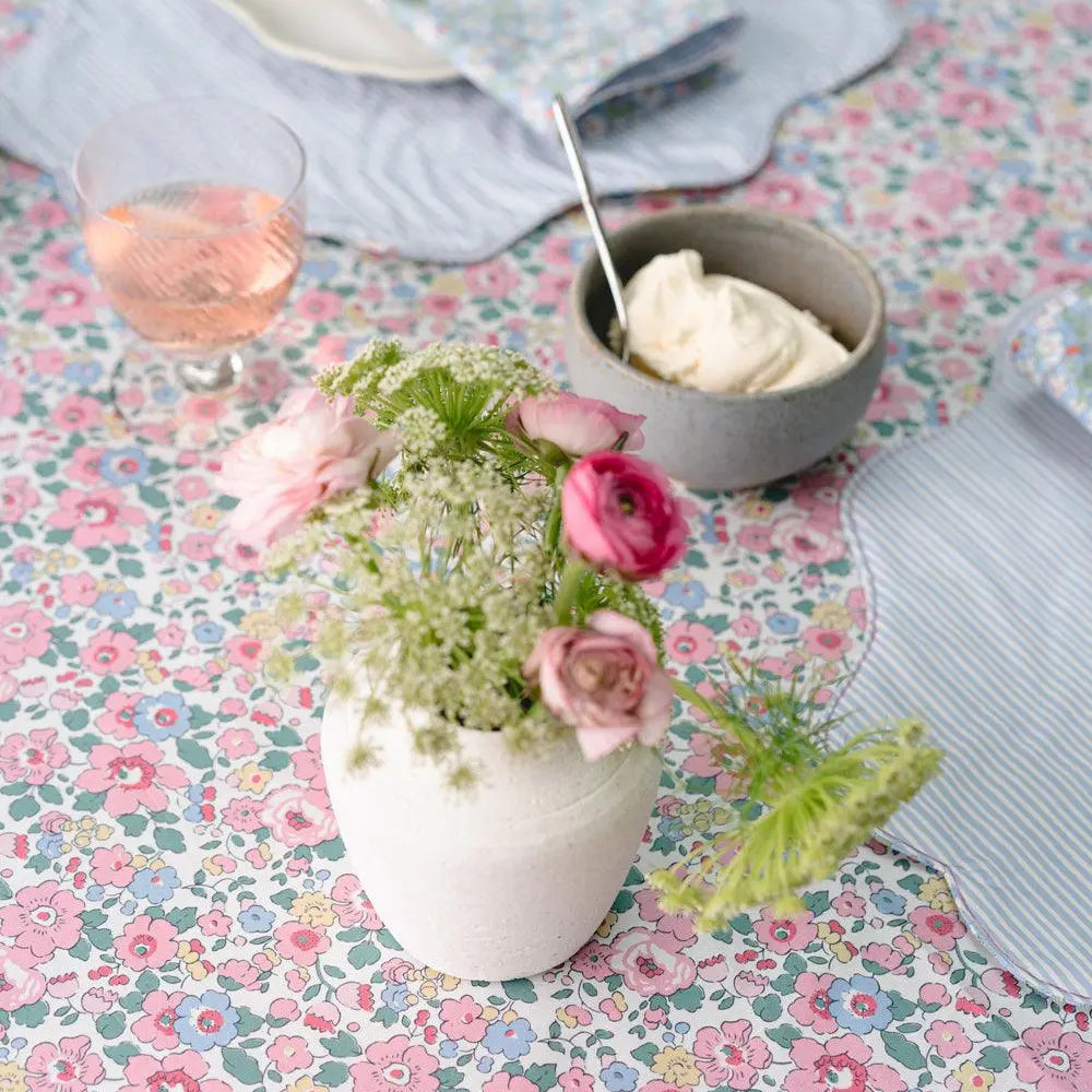 Tablecloth Made With Liberty Fabric BETSY CANDY FLOSS Coco & Wolf