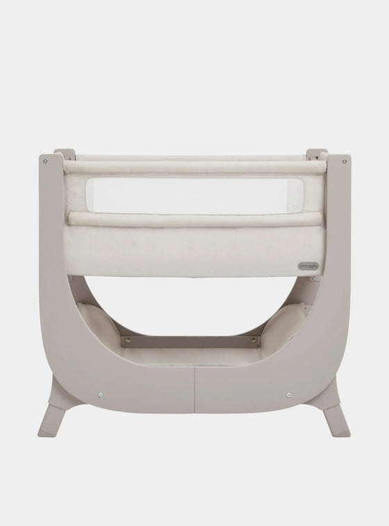 Taupe Shnuggle Air Lite Bedside Crib Shnuggle