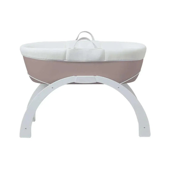 Taupe Shnuggle Dreami Moses Basket & Stand Shnuggle