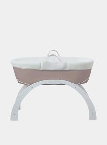  Taupe Shnuggle Dreami Moses Basket & Stand Shnuggle