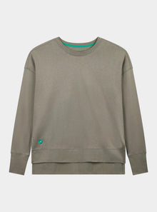  Taupe Unisex Longline Sweatshirt