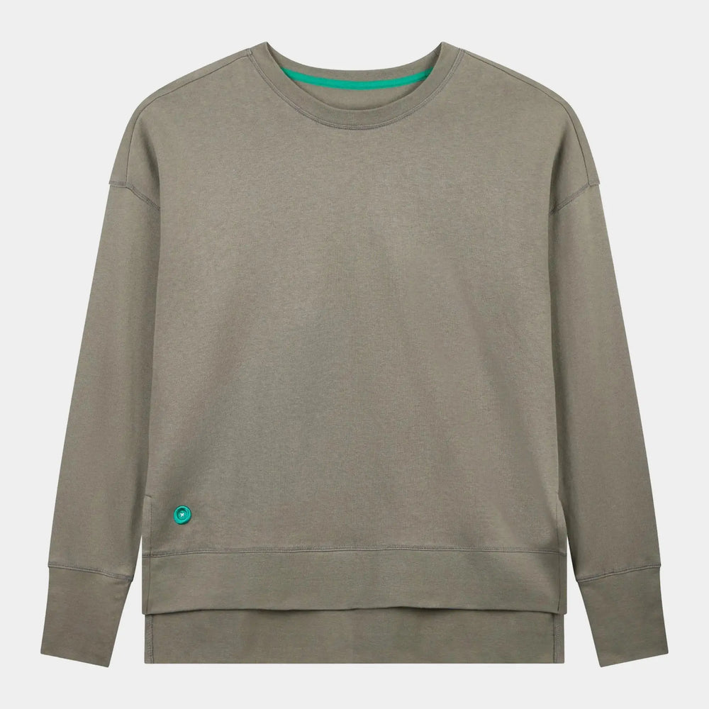 Taupe Unisex Longline Sweatshirt Loungers