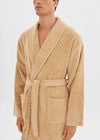 Taupe Velour Bathrobe House Babylon