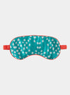 Teal Stars Silk Eye Mask Jessica Russell Flint