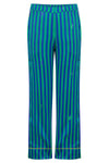 Teddy Rainforest Stripe Boys Silk Pyjama Set Sleepy Wilson