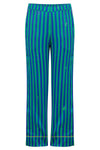 Teddy Rainforest Stripe Boys Silk Pyjama Set