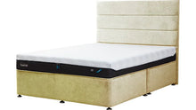  Tempur Buckingham Divan - No drawers - Venice Cream Tempur