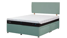  Tempur Buckingham Drawer Divan - 2 drawers - 2 drawers - Venice Jade Tempur