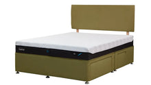  Tempur Buckingham Drawer Divan - 2 drawers - Venice Olive Tempur