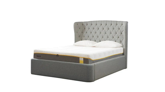 Tempur Holcot Ottoman - Shetland Mercury Tempur