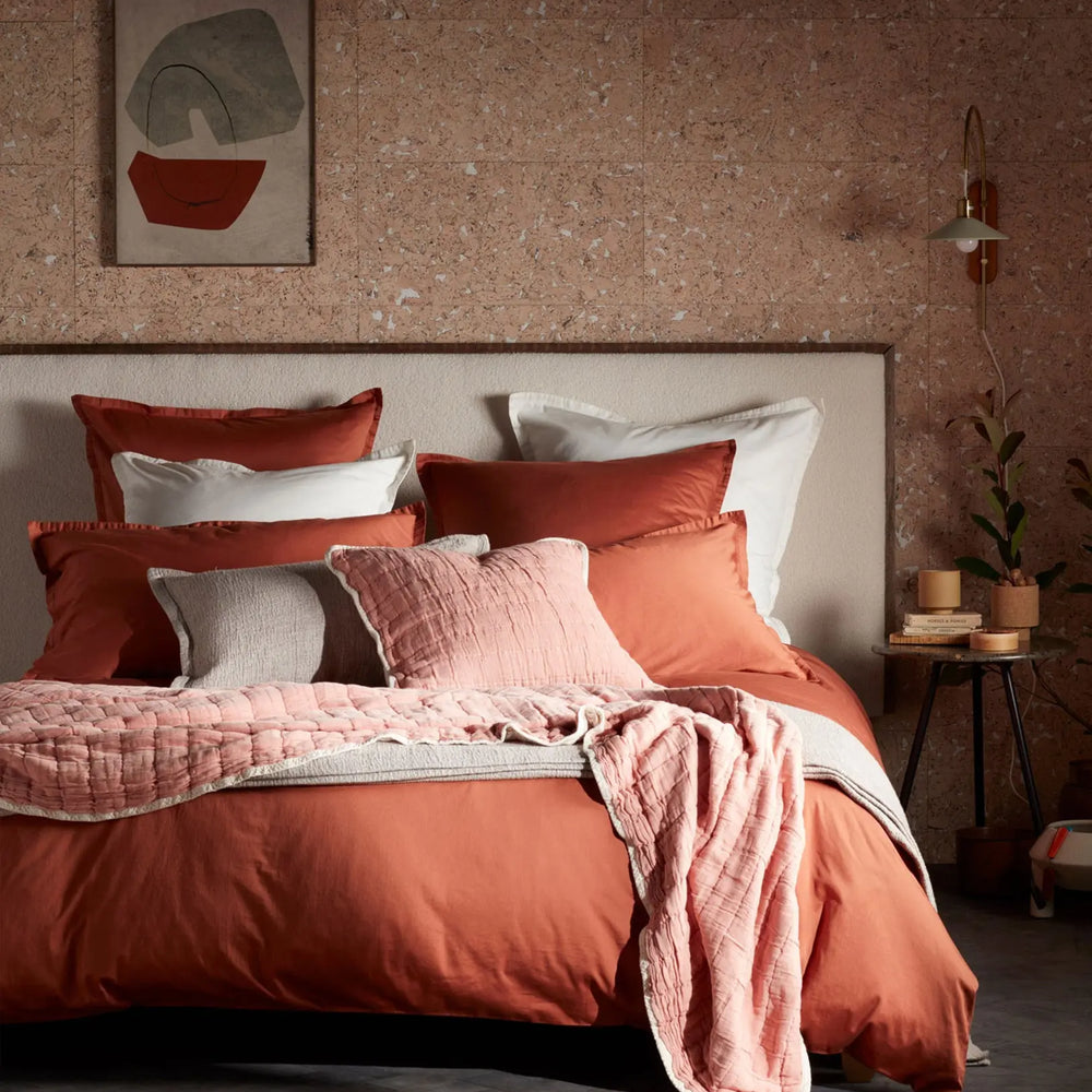 Terracotta Super Soft 100% Cotton Bed Linen The Secret Linen Store