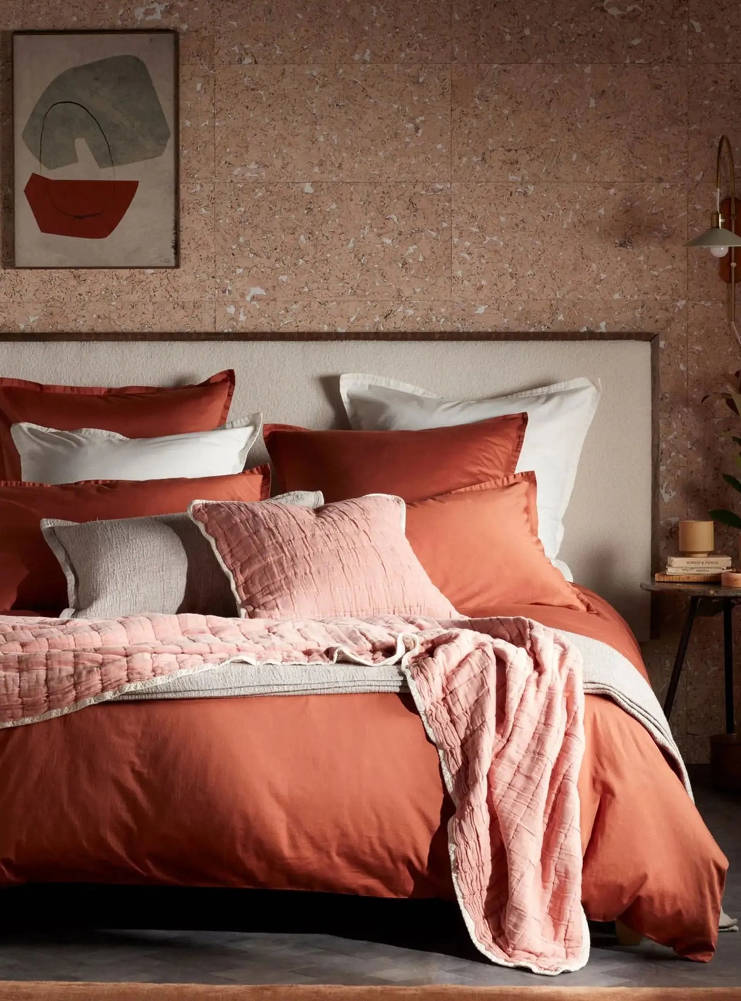 Terracotta Super Soft 100% Cotton Bed Linen The Secret Linen Store