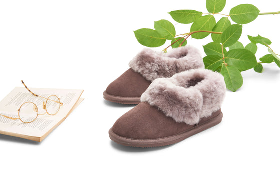 Betty Truffle Low Sheepskin Slipper Boots Tessie Clothing