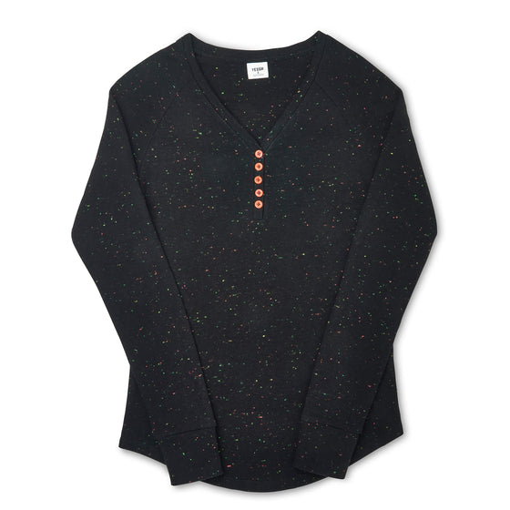 Confetti Black Long Sleeve Top