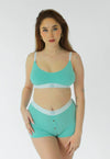 The Balconette, Turquoise Pantee