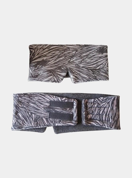 The Black Calm Wrap Cotton Sleep Mask Snooozeworld