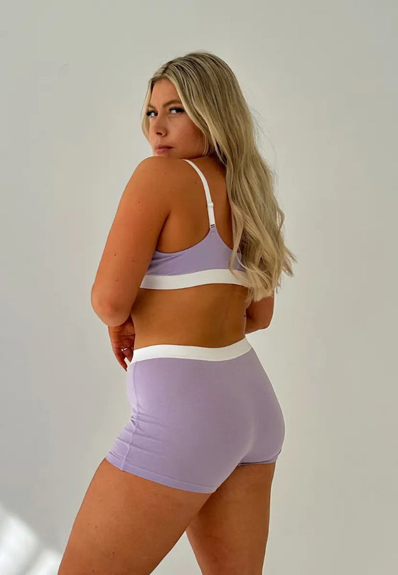 The Bralette, Lilac Pantee