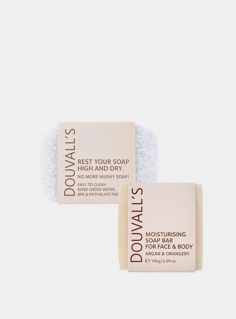 The Eco Soap Lover Set | Soap & Soap Saver for Hydrated Skin and No More Mushy Soap Douvalls Beauty