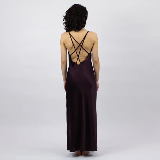 The Lady Silk Maxi Dress NOKAYA